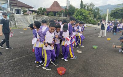 Manfaatkan Pendopo Kecamatan Banjarnegara, SD Adzkia Wangon Gelar Kegiatan MPLS dan Fun Game