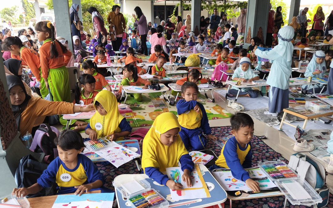 Ceria dan Semangat Juang! Siswa TK/RA Se-Kecamatan Banjarnegara Meriahkan HUT RI Ke-80 dengan Lomba Sambung Gambar & Lempar Bola