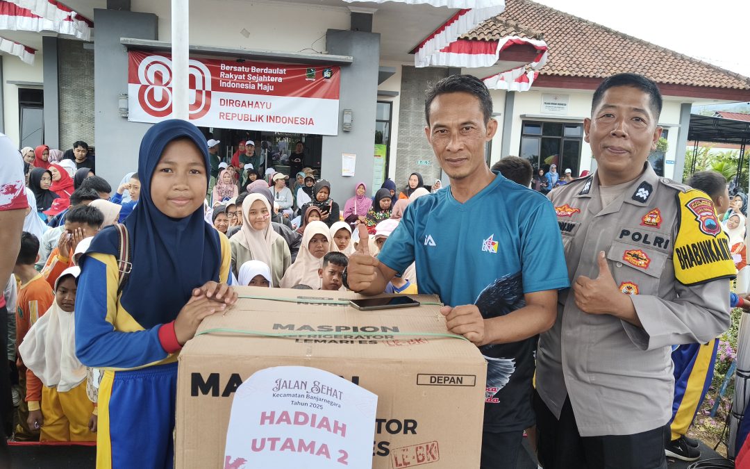 Semarakkan HUT RI Ke-80, Kecamatan Banjarnegara Gelar Jalan Sehat dan Senam Bersama dengan Hadiah Fantastis
